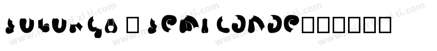 Suburga 2 Semi Conde字体转换
